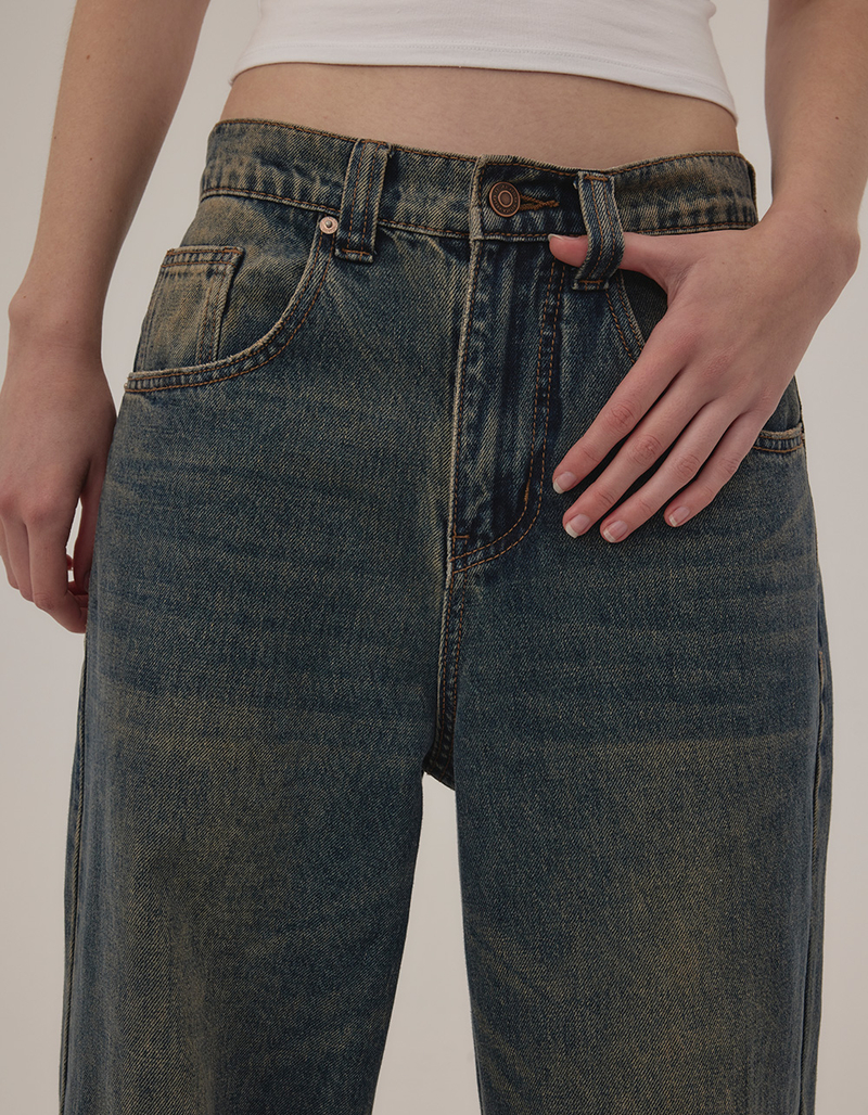 RSQ Womens Low Rise Ultra Baggy Jeans image number 3