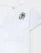 VANS Brush Petal Mens Pocket Tee image number 4