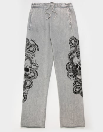 AFFLICTION Deadly Mens Wide Leg Sweatpants Primary Image