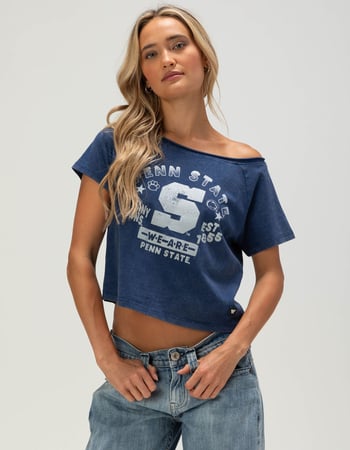 THE WILD COLLECTIVE Penn State Womens Off The Shoulder Tee Primary Image