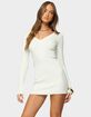 EDIKTED Kaitlyn Long Sleeve Knit Mini Dress image number 1