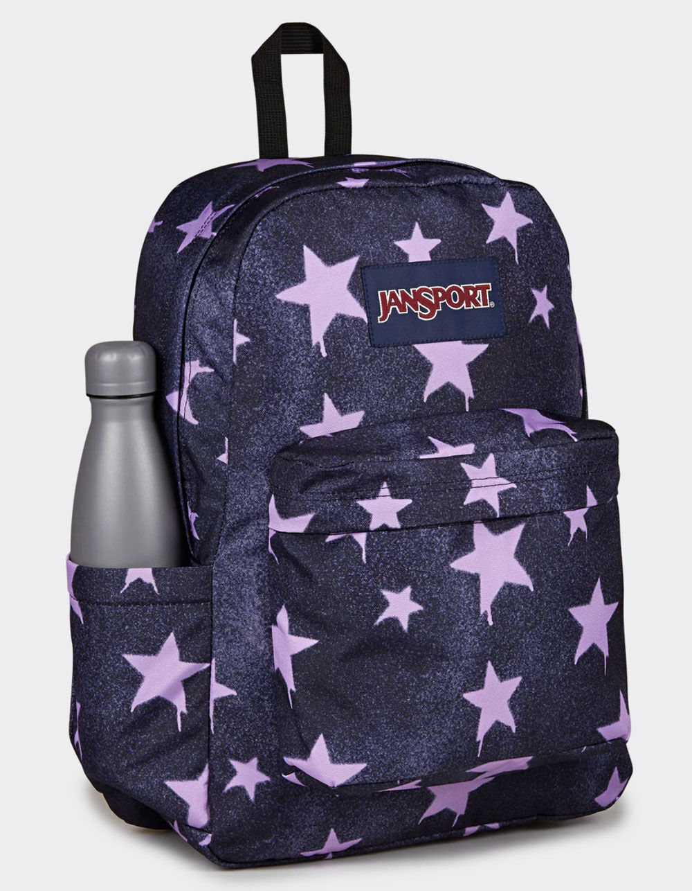 JANSPORT SuperBreak Plus Backpack - SPRAYED STARS PASTEL LILAC