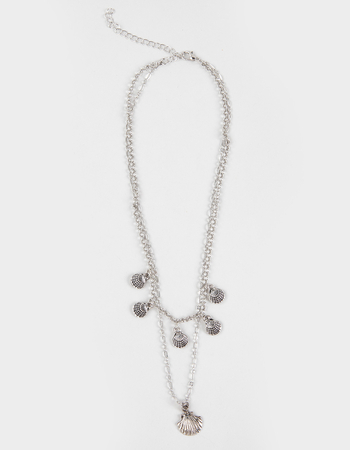 FULL TILT Layered Shell Necklace Primary Image