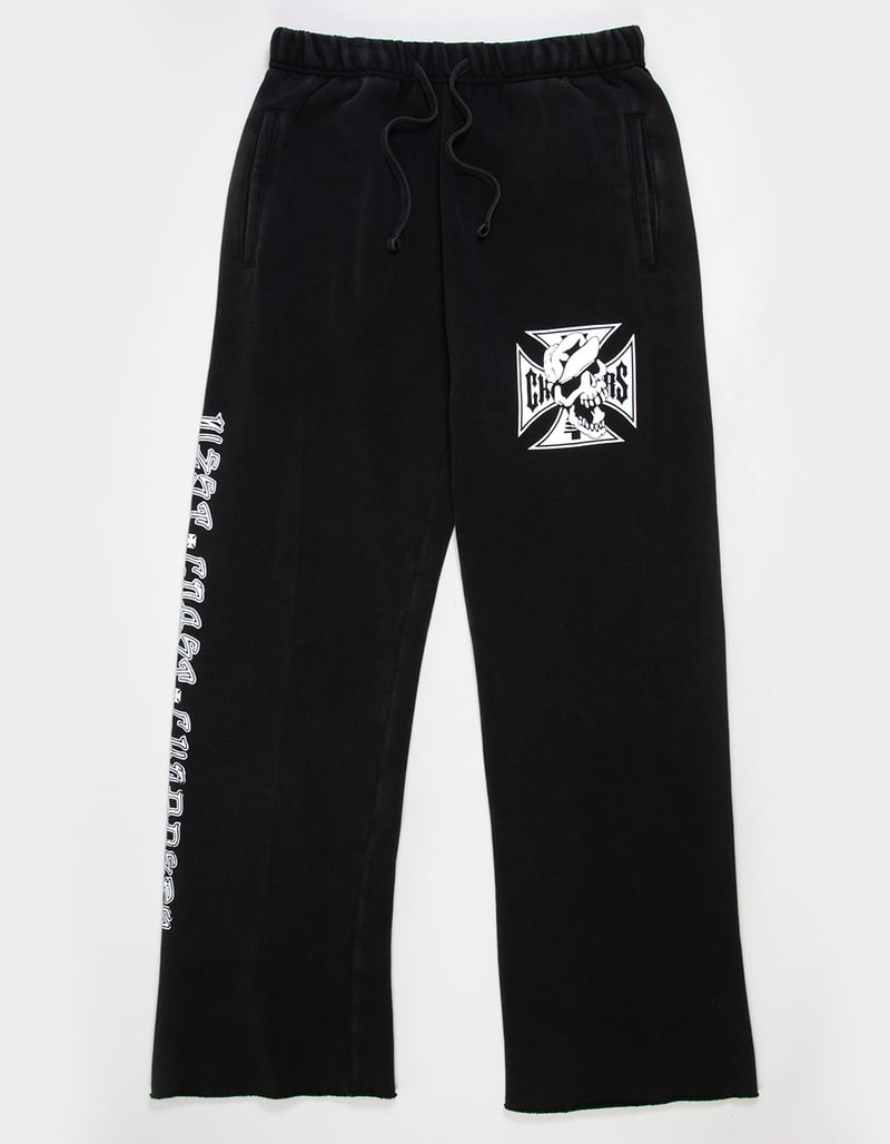 WEST COAST CHOPPERS Skeleton Moto Logo Mens Sweatpants image number 4