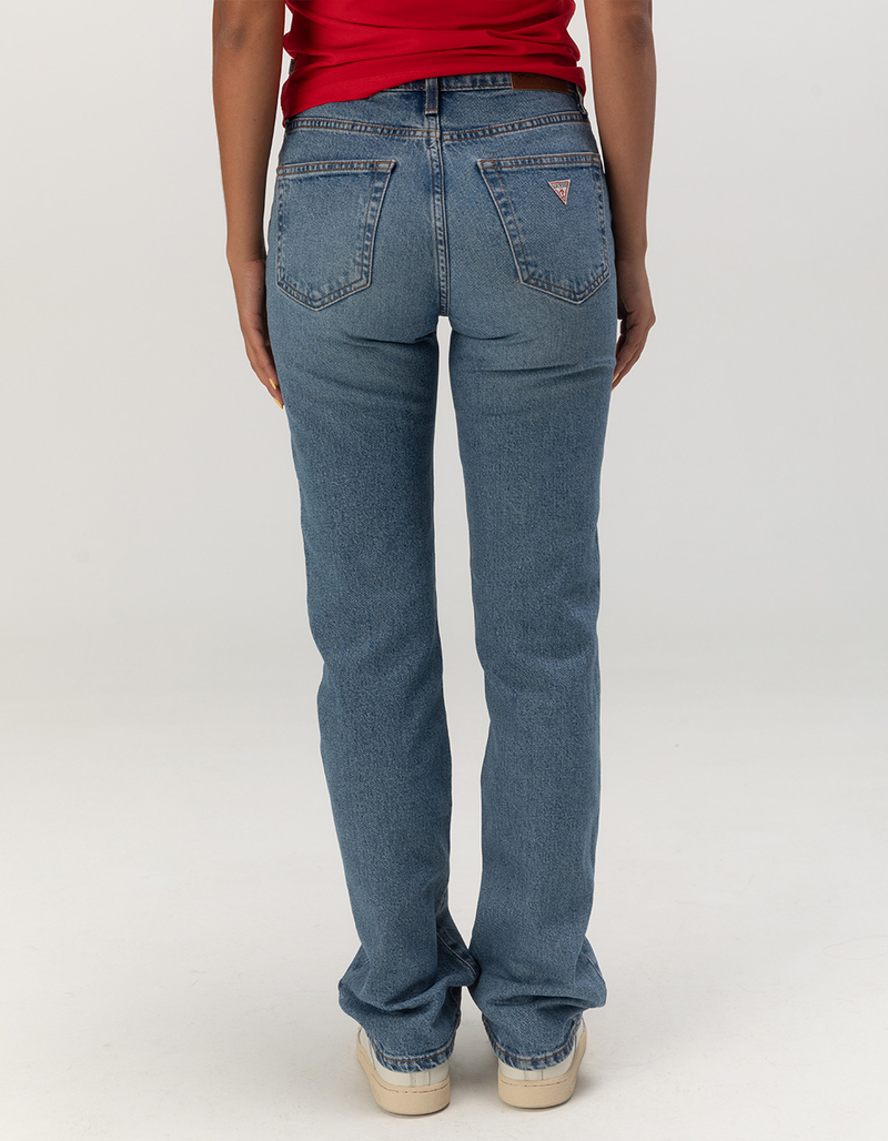 GUESS JEANS G08 Mid Rise Straight Womens Jeans image number 2