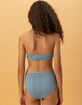 FULL TILT Texture Girls Halter Bikini Set image number 5