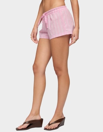 EDIKTED Carmella Striped Shorts Alternative Image