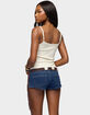 EDIKTED Fawnie Crochet Ribbed Tank Top image number 3
