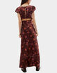 FREE PEOPLE Butterfly Babe Womens Maxi Dress image number 3