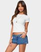 EDIKTED Nikkey Semi Sheer Tee image number 2