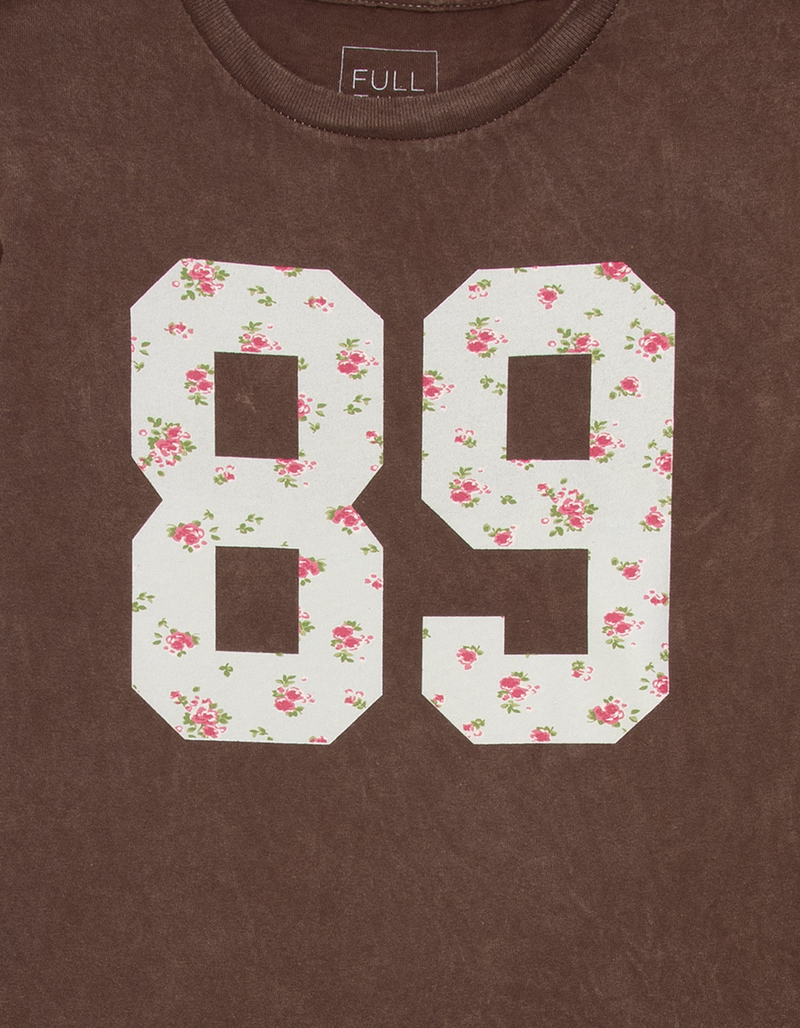 FULL TILT 89 Girls Ditsy Boyfriend Tee image number 2