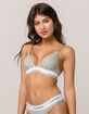 CALVIN KLEIN Gray Triangle Bralette image number 3