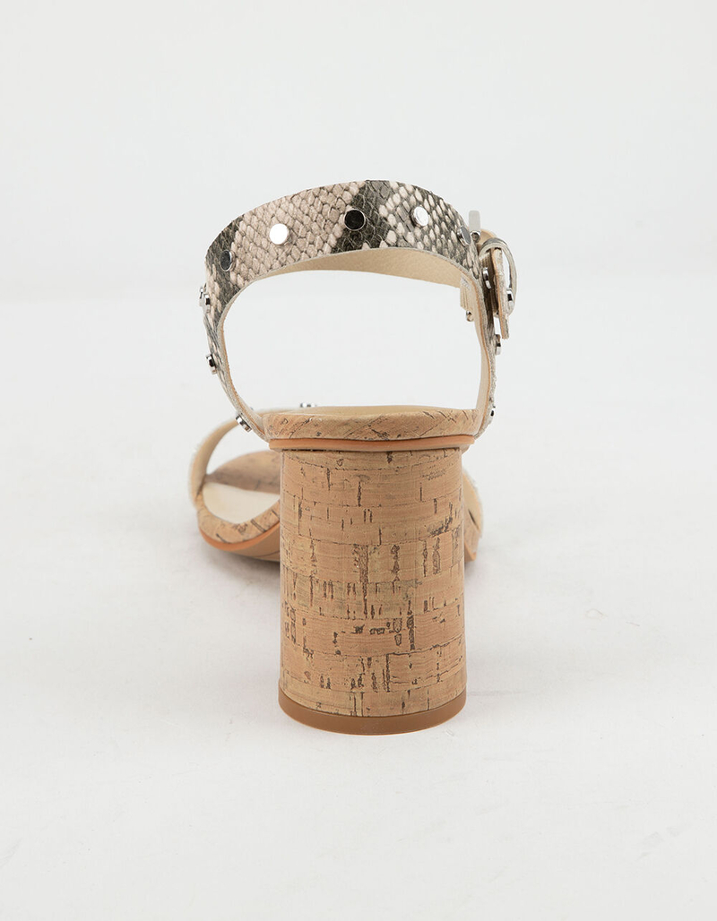 DOLCE Vita Jadyn Snake Print Stella Womens Heeled Sandals image number 3