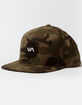 RVCA VA Patch Mens Snapback Hat image number 1