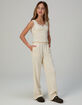FULL TILT Ditsy Pointelle Girls Tank Top image number 5