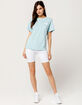 THE NORTH FACE Red Box Light Blue Womens Tee image number 4