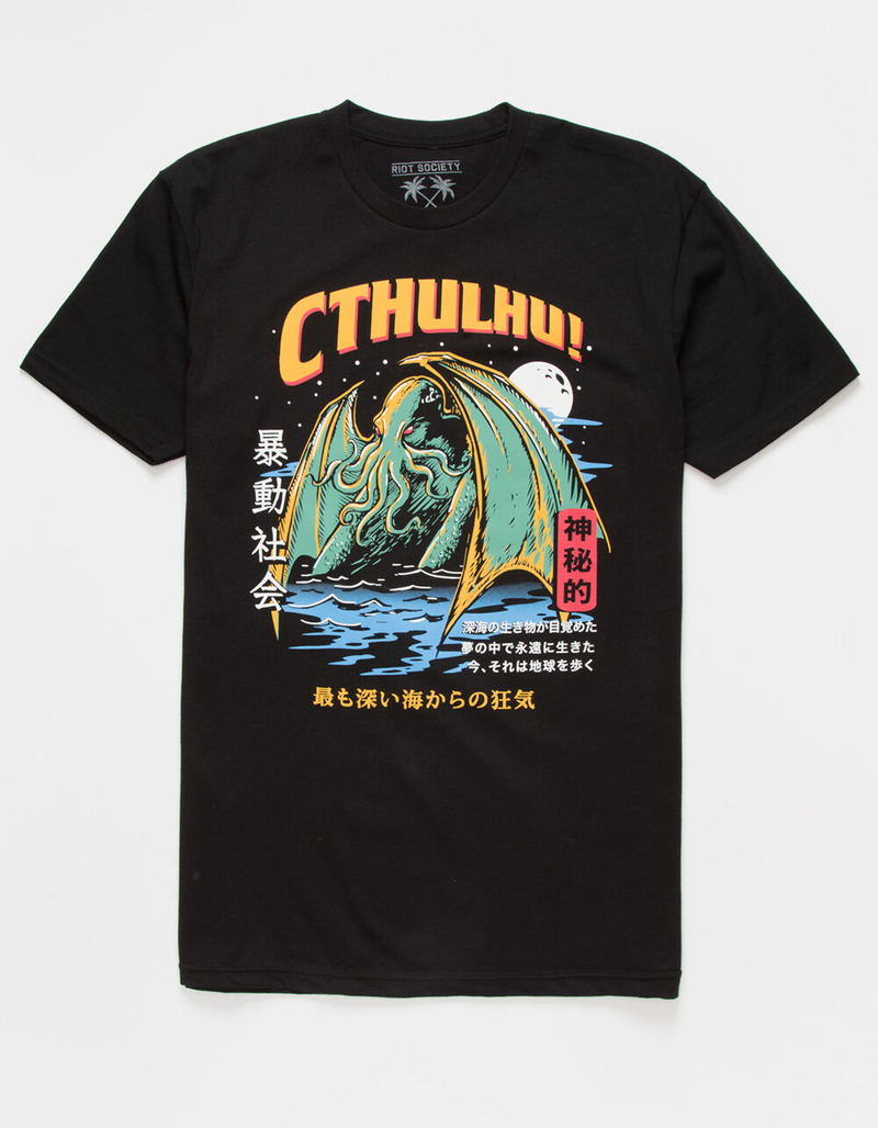 RIOT SOCIETY Cthulhu Mens T-Shirt image number 0