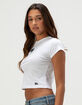 HYPE AND VICE Los Angeles Kings Womens Baby Tee image number 3