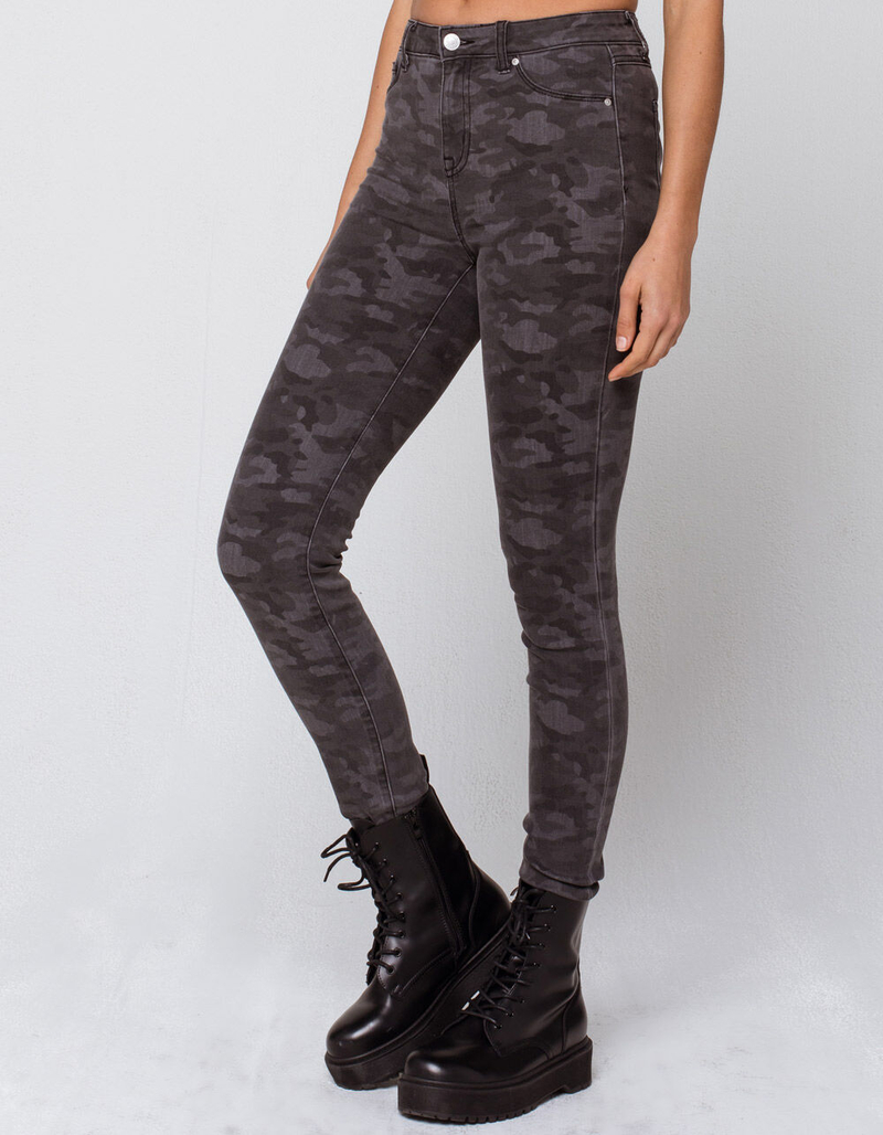 SKY AND SPARROW Camo 5-Pocket Womens Jeans image number 2