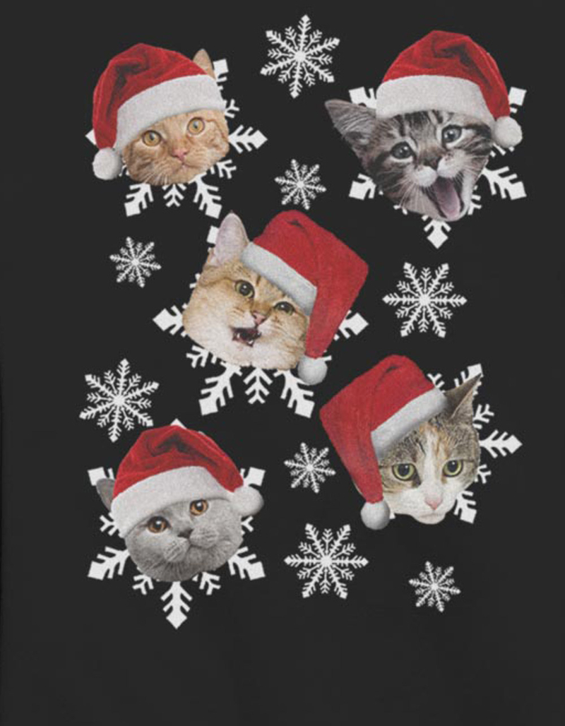 HOLIDAY Cat Snowflake Unisex Sweatshirt image number 1