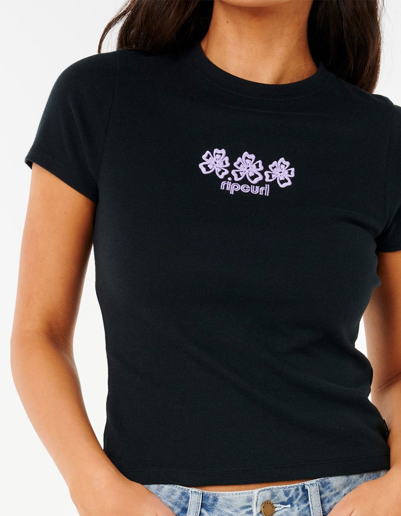 RIP CURL Neon Isles Womens Fitted Tee image number 1