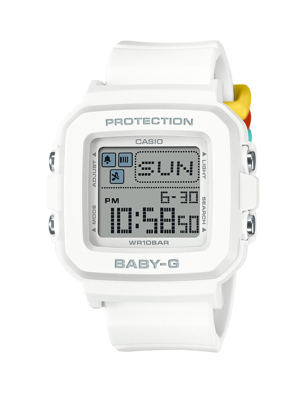 【ほぼ未使用】BABY-G STEP TRACKER ホワイト Casio Baby-G Step Tracker PUNTO IT Design Ladies Watch BGS