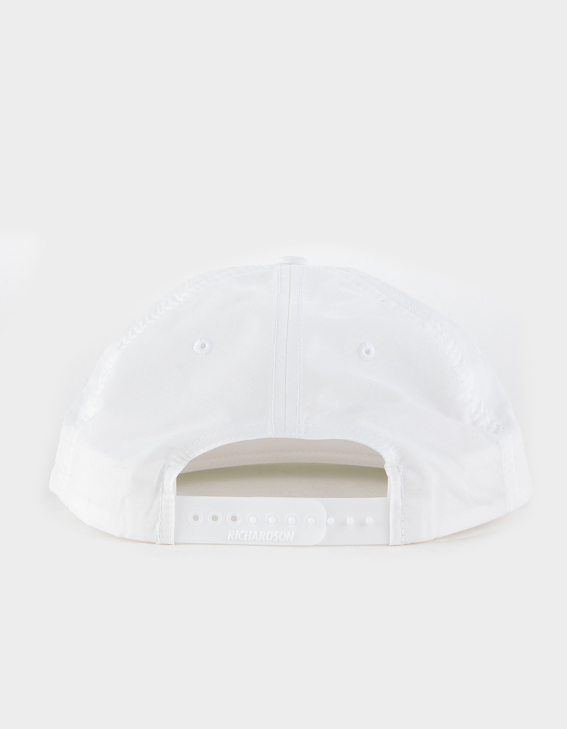 WHAT THE FIN Patch Captain Flat Bill-Rope Mens Snapback Hat image number 2