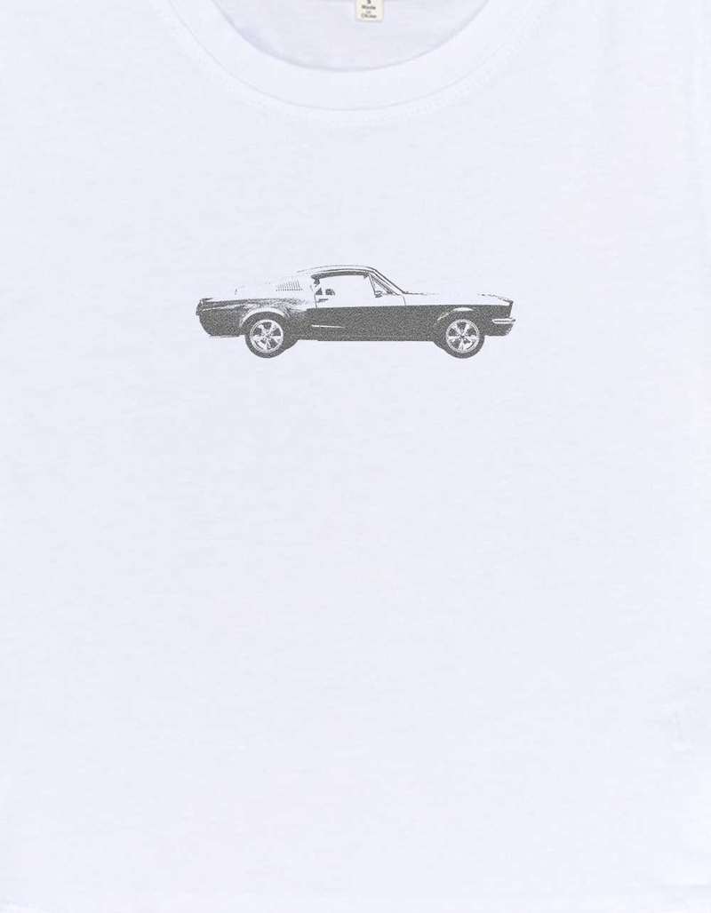 AUTO Vintage Horsepower Womens Baby Tee image number 2