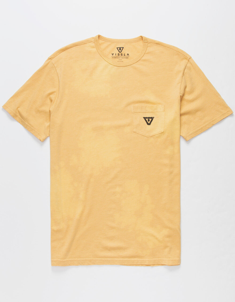 VISSLA Capsized Bleach Mens Pocket Tee image number 1