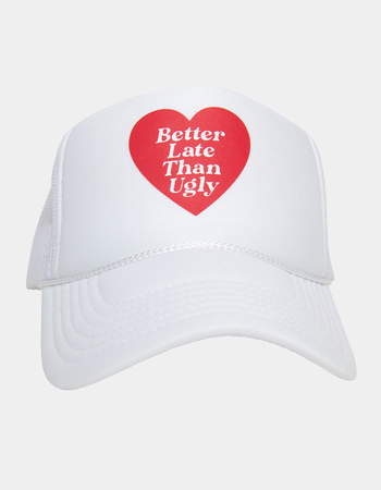 KATYDID Better Late Than Ugly Foam Trucker Cap Primary Image