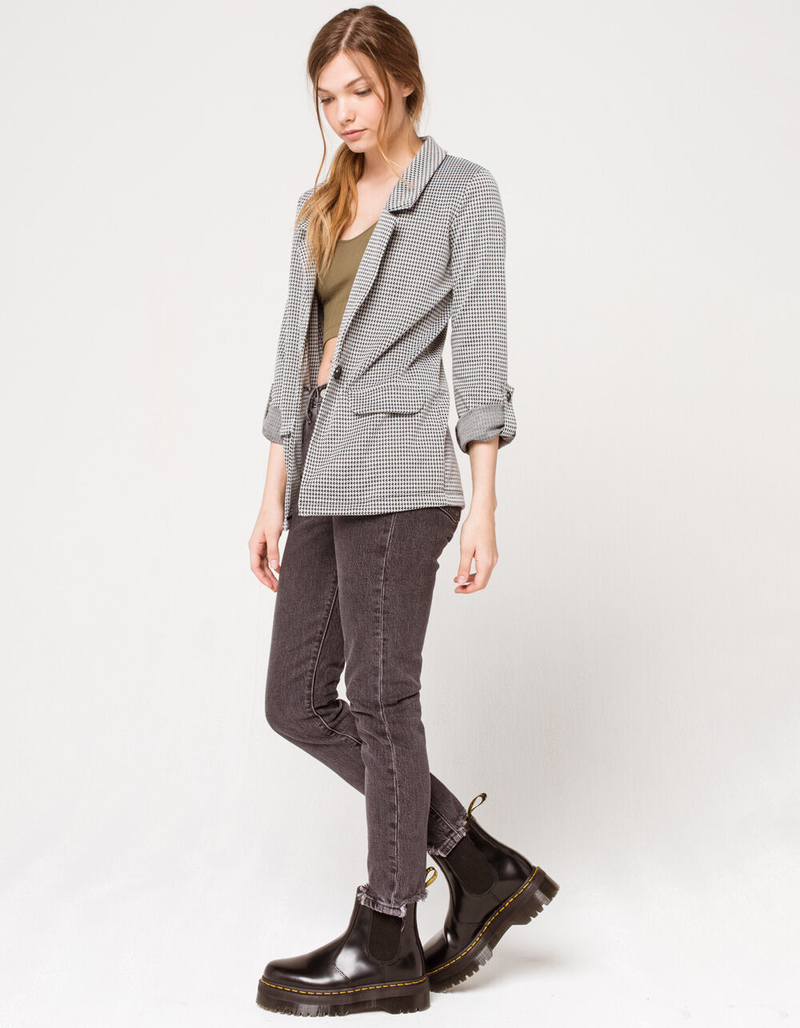 IVY & MAIN Houndstooth Womens Blazer image number 4
