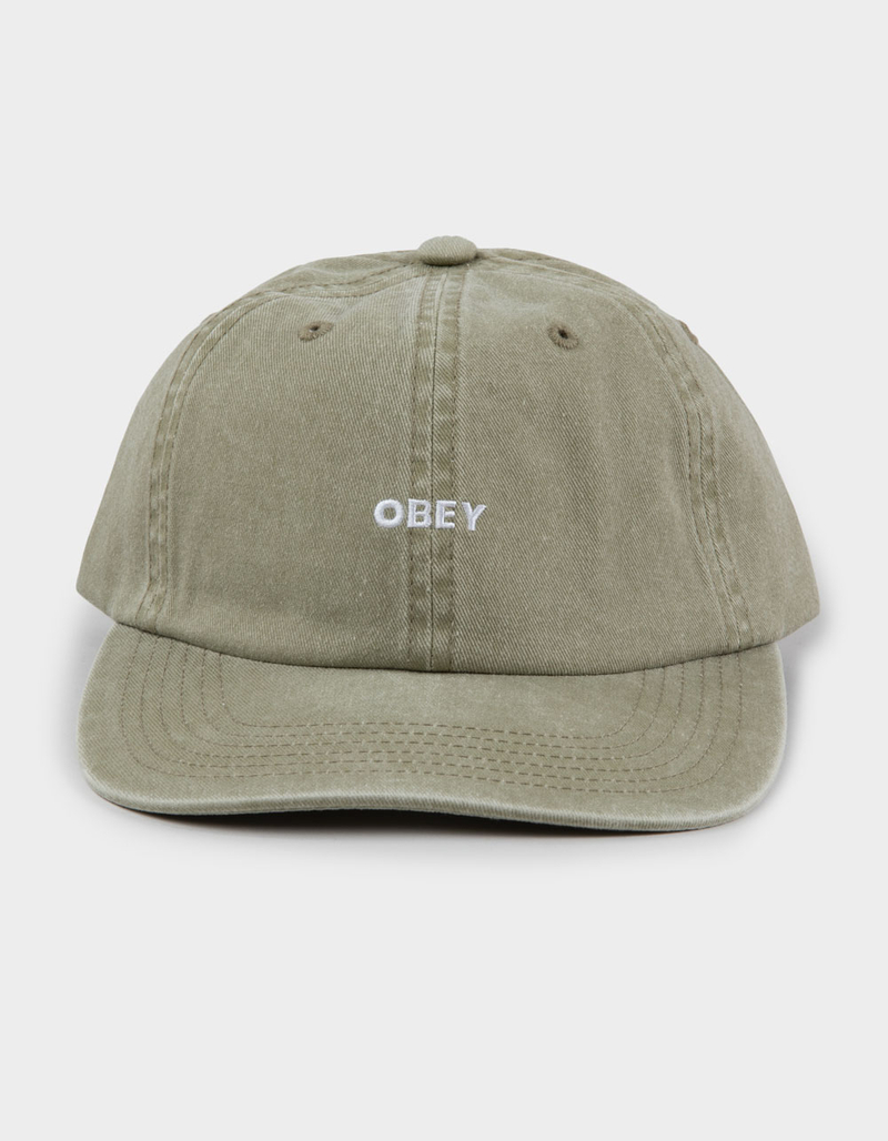 OBEY Pigment Bold 6 Panel Strapback Hat image number 1