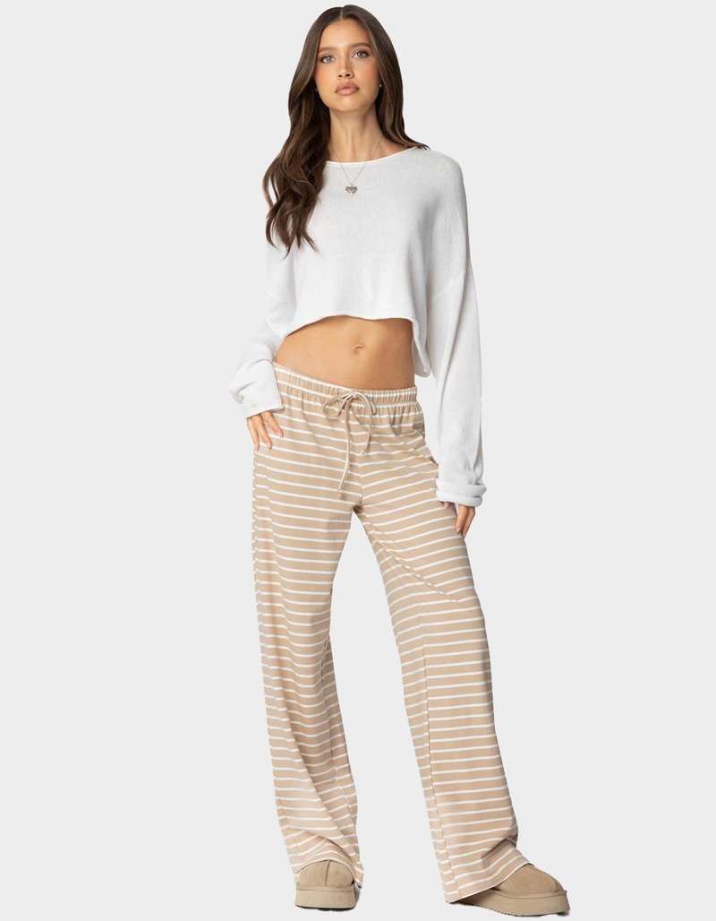 EDIKTED Jona Stripey Slit Pants image number 1