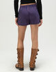 BDG Urban Outfitters Navy Striped Womens Boxer Shorts image number 3