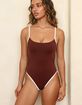 DIPPIN' DAISY'S Soul Scoop Neck High Waist One Piece Swimsuit image number 4