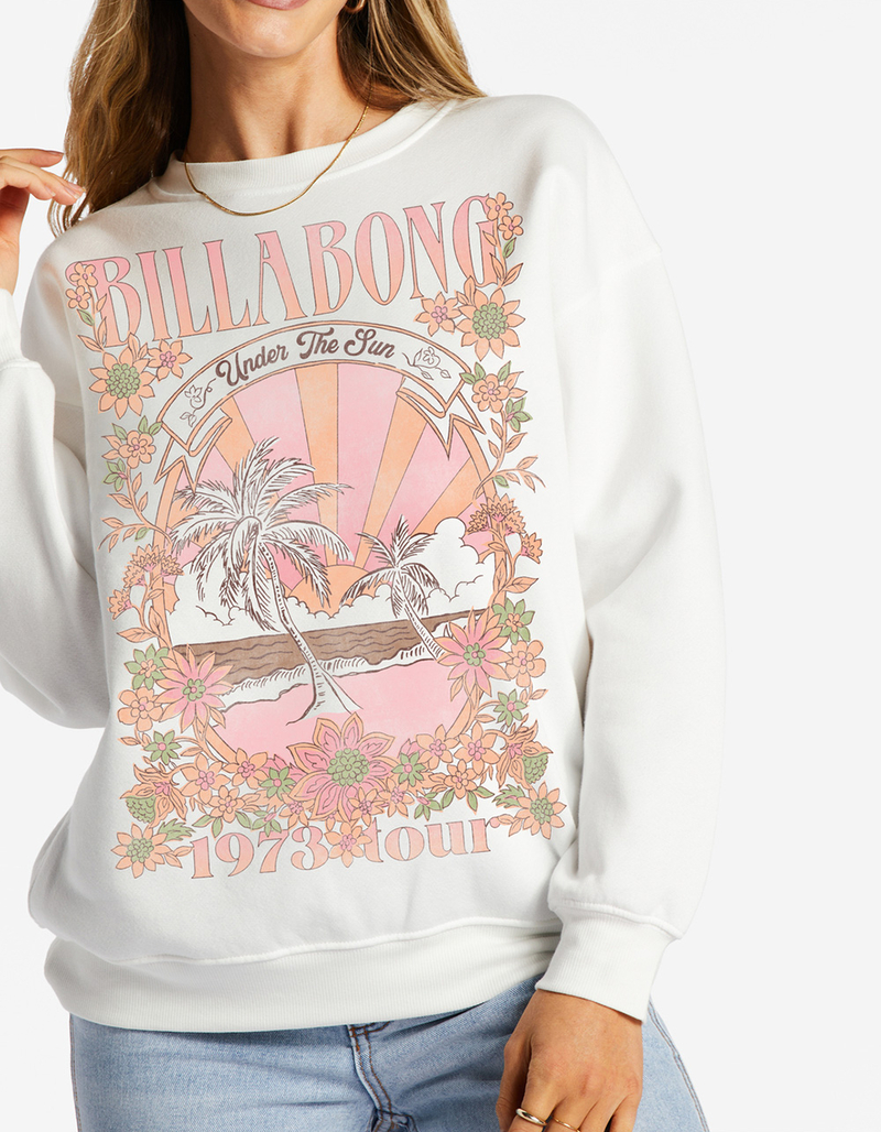 BILLABONG Ride The Wave Womens Oversized Crewneck Sweatshirt image number 1
