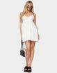EDIKTED Bianca Ruffle Tiered Babydoll Dress image number 4
