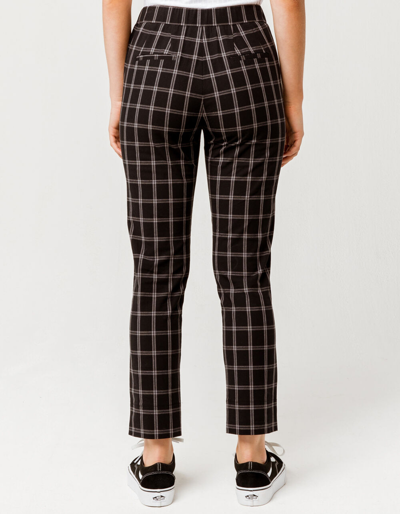IVY & MAIN Windowpane Womens Skinny Pants image number 2