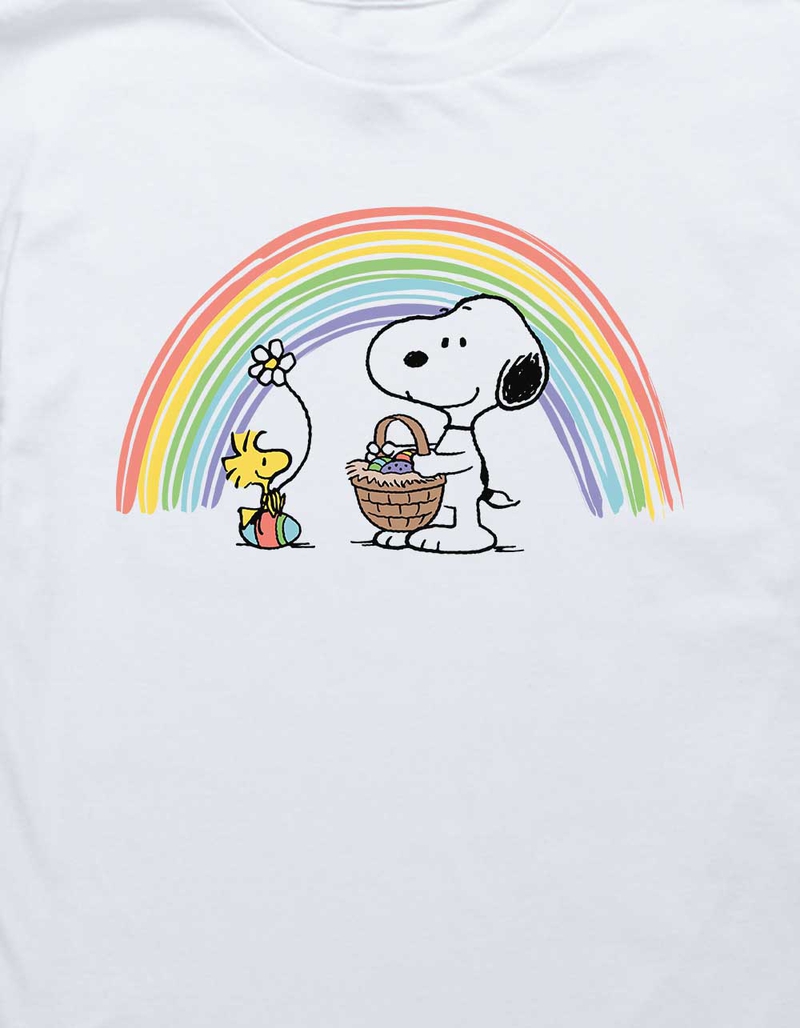 PEANUTS Rainbow Snoopy Basket Unisex Kids Tee image number 1