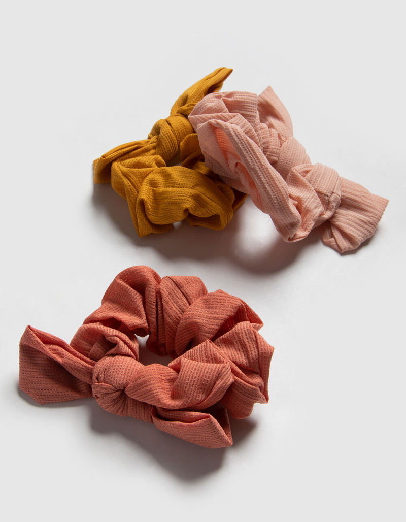 FULL TILT 3 Pack Bow Scrunchies image number 0