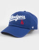 47 BRAND Los Angeles Dodgers Script '47 Clean Up Strapback Hat image number 1