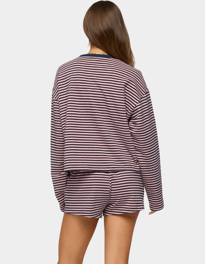 EDIKTED Jainee Striped Long Sleeve Tee image number 2