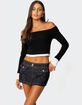 EDIKTED Jovi Layered Off Shoulder Top image number 1