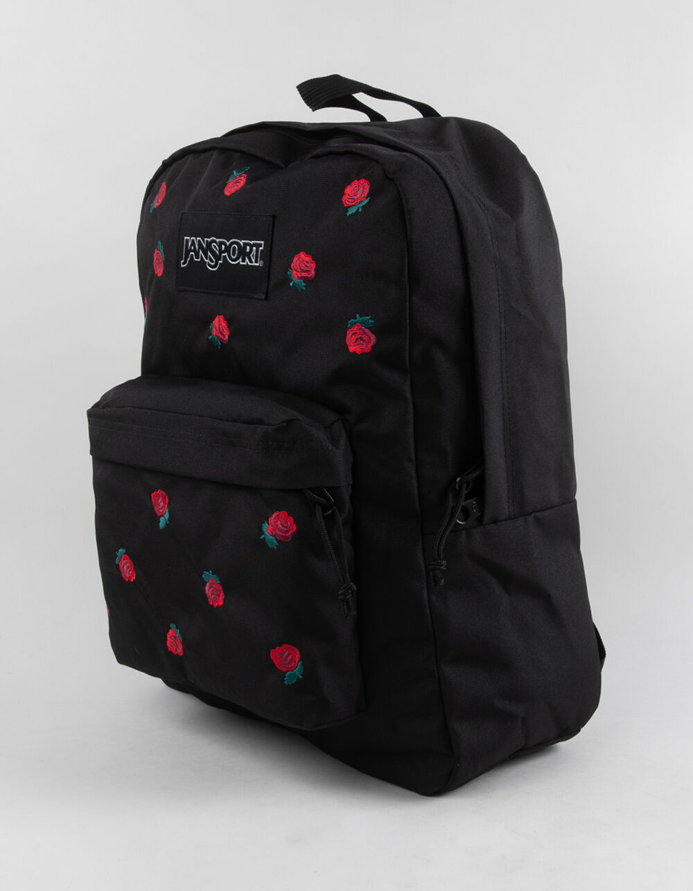 JANSPORT SuperBreak Plus FX Backpack - JUST A ROSE BLACK/RED - ONE