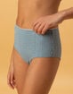 FULL TILT Texture Girls Halter Bikini Set image number 7