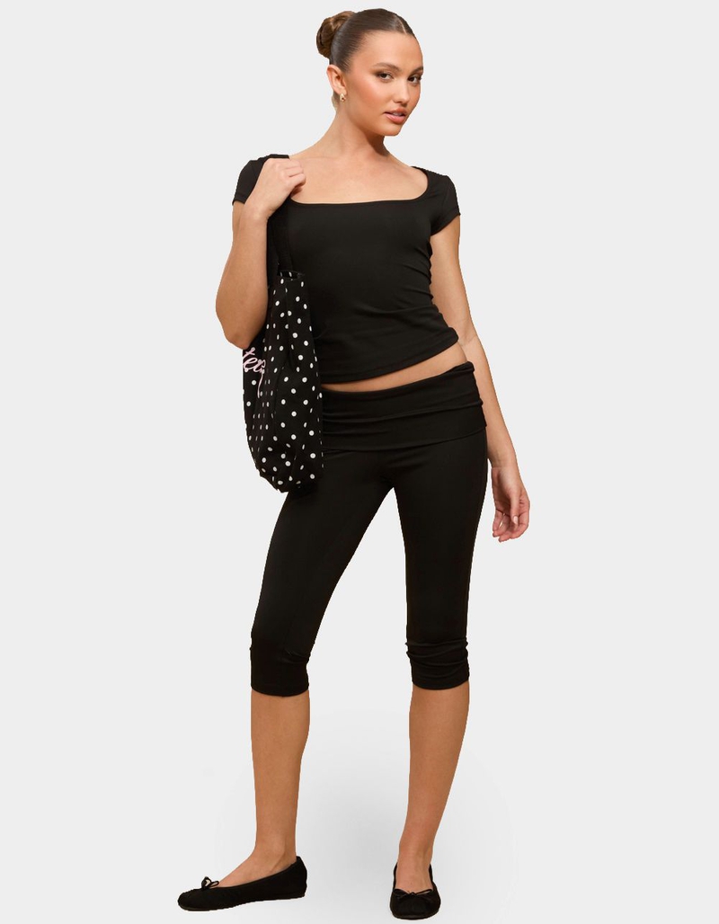 EDIKTED Delaney Square Neck Top image number 4