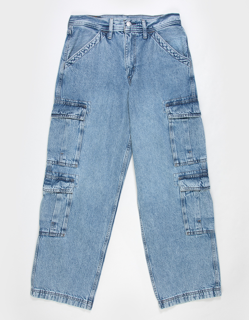 LEVI'S 578 Mens Baggy Cargo Jeans - Joyful Clouds image number 1