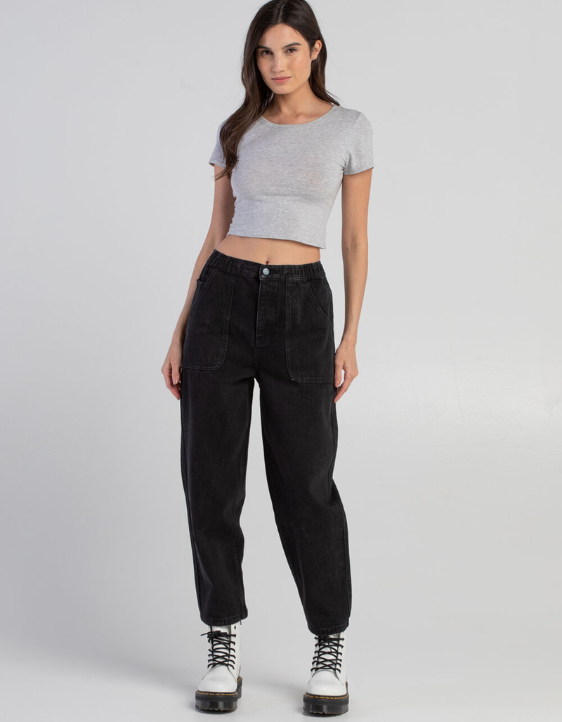 RVCA Scrunchie Womens Crop Jeans image number 0