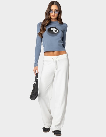 EDIKTED Magic 8 Long Sleeve Tee Alternative Image