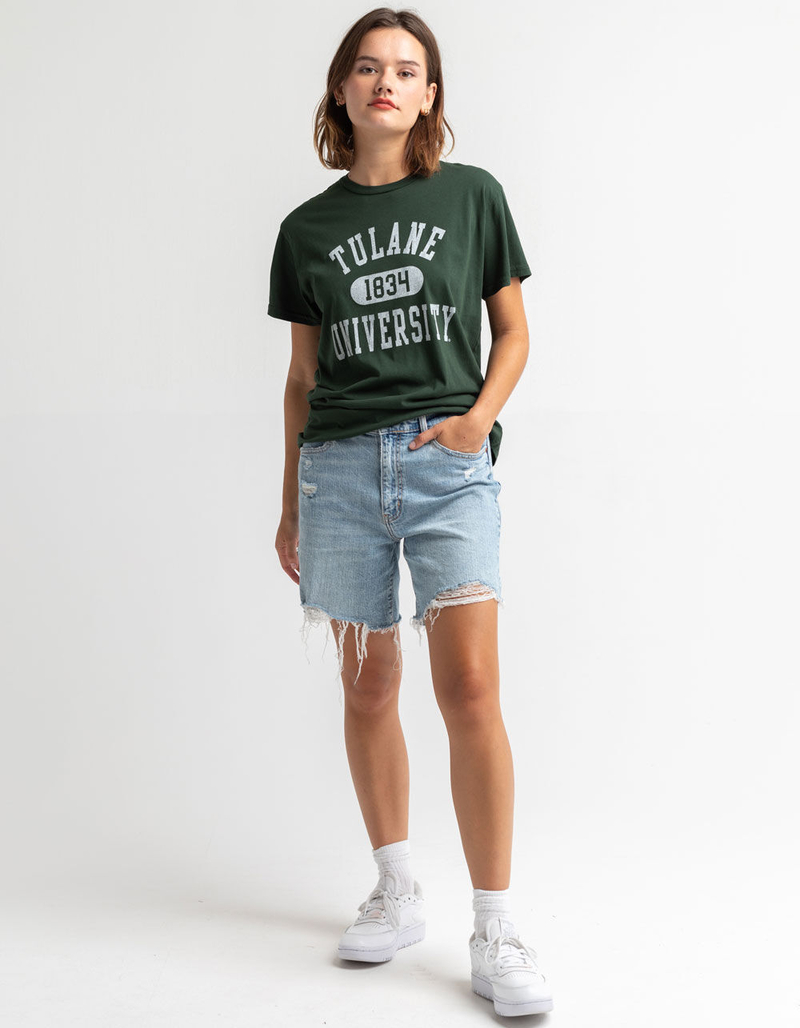 THE ORIGINAL RETRO BRAND Tulane University Womens Oversized Tee image number 3